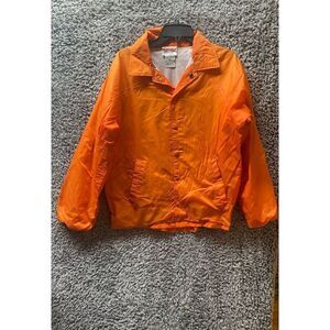 Vintage Hartwell Sports Orange Windbreaker Jacket Unisex Size M